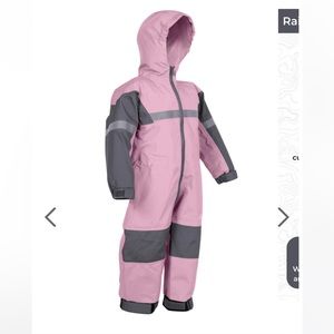 Oaki Rain Suit Size 4 Lavender